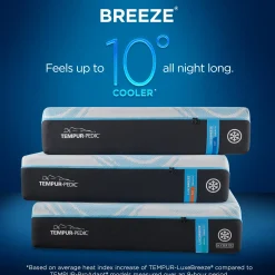 Tempur-Pedic TEMPUR-LuxeBreeze® Medium Hybrid Mattress